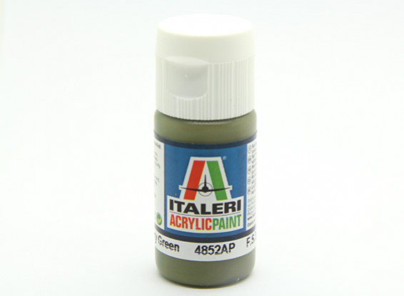 Italeri Acrylic Paint - Flat Military Green (4852AP)