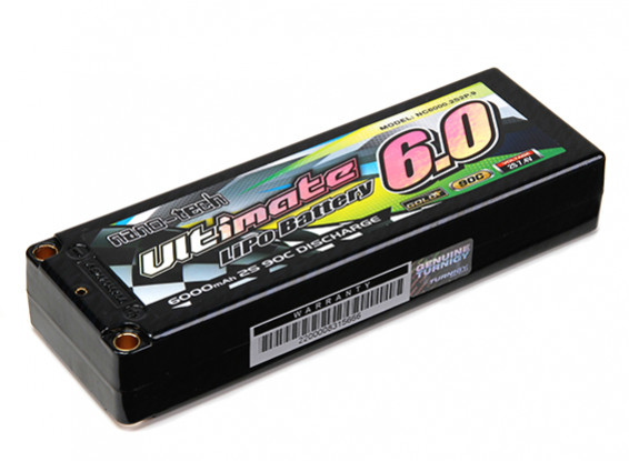 Turnigy nano-tech Ultimate 6000mah 2S2P 90C Hardcase Lipo Pack (ROAR & BRCA Approved)