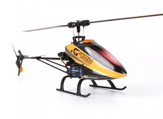 Walkera G400 GPS Series 6CH Flybarless RC Helicopter (B&F)