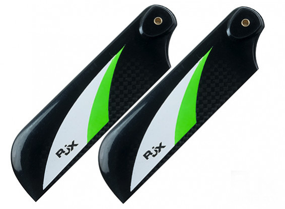 RJX Vector Green 105mm Carbon Fiber Tail Blades