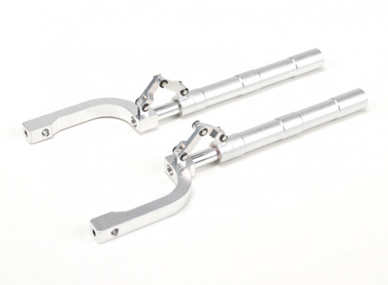 Alloy 168mm Offset Oleo Struts with Trailing Link & 5mm Mounting Pin (2pcs)