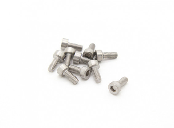 Titanium M2.5 x 6 Sockethead Hex Screw (10pcs/bag)