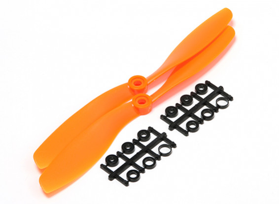 Turnigy 8x4.5 Slowfly Pusher Propeller Orange (2pcs)