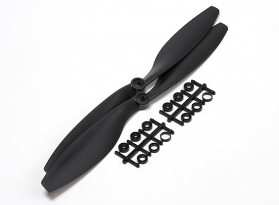 Turnigy Slowfly Propeller 10x4.5 Black (CW) (2pcs)