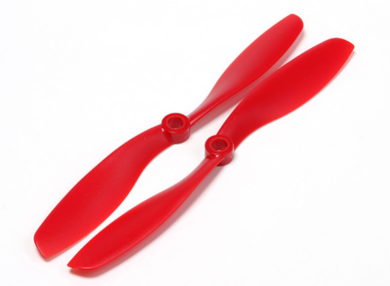 Turnigy Slowfly Propeller 8x4.5 Red Std & Reverse Rotation (2pcs)