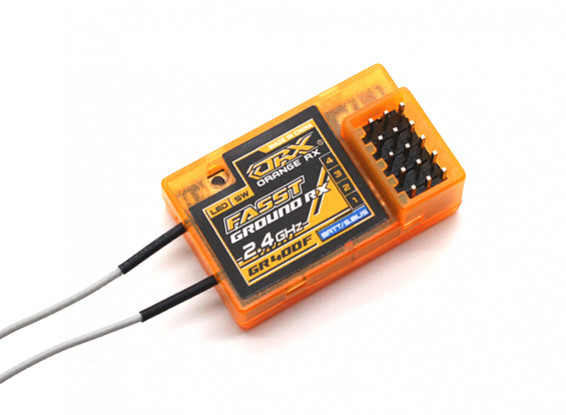 OrangeRx GR400F Futaba FASST Compatible 4Ch 2.4GHz Ground Receiver