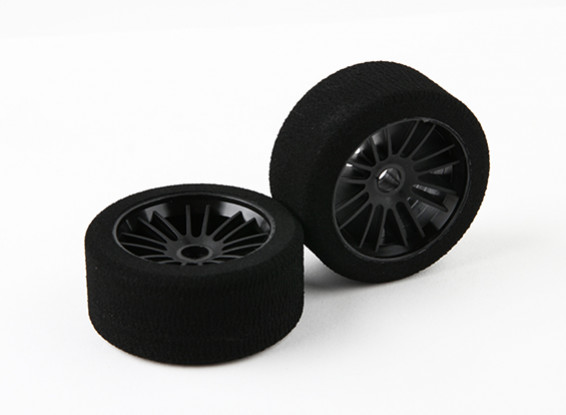 Xceed "Enneti" 1/10 WGT Carbon Front Foam Tire Set (Medium sh35)