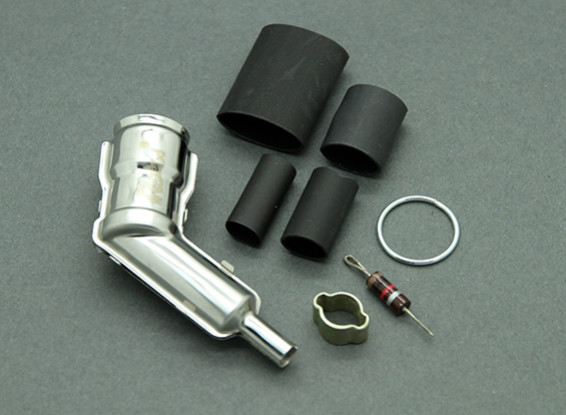 Rcexl Spark Plug Cap and Boot Kit for NGK CM6-10mm Plugs 120 Degree