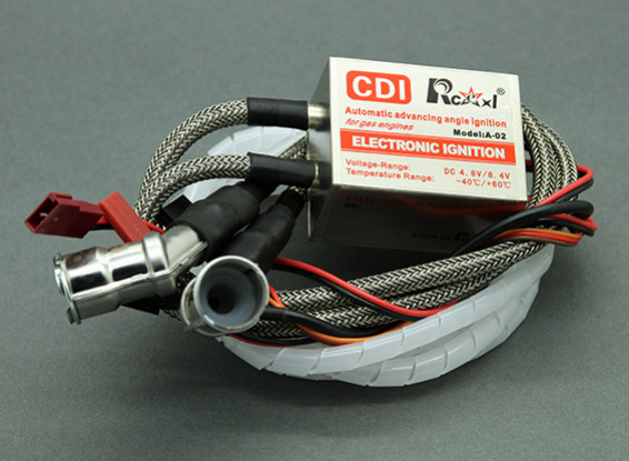 Rcexl Twin Cylinder CDI Ignition for NGK CM6-10mm 120 Degree Caps
