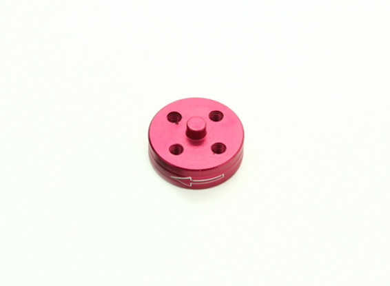 CNC Aluminum Quick Release Self-Tightening Prop Adapter - Red (Prop Side) (Counter-clockwise)