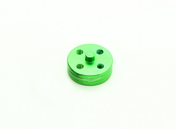 CNC Aluminum Quick Release Self-Tightening Prop Adapter - Green (Prop Side) (Clockwise)