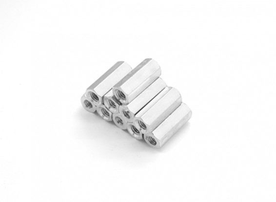 Lightweight Aluminum Hex Section Spacer M3 x 13mm (10pcs/set)