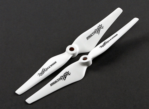 Multistar Timber T-Style Propeller 9.4x4.3 White (CW/CCW) (2pcs)