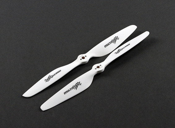 Multistar Timber T-Style Propeller 11x3.7 White (CW/CCW) (2pcs)