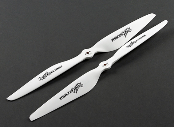 Multistar Timber T-Style Propeller 16x5.4 White (CW/CCW) (2pcs)