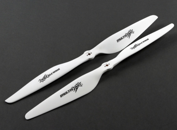 Multistar Timber T-Style Propeller 18x6.1 White (CW/CCW) (2pcs)