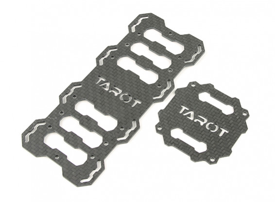 Tarot 680PRO HexaCopter Carbon Fiber Battery Plate and Centre Plate