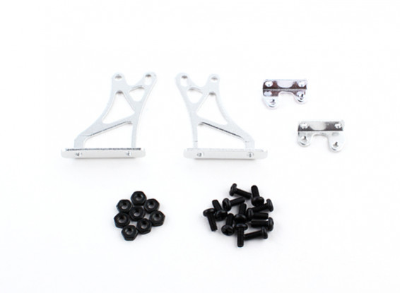 1/10 Alum. Adjustable Wing Support Frame - High (Silver)