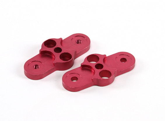 CNC 2 blades Folding Propeller  Adapter 1-Pair 28-12 (red)