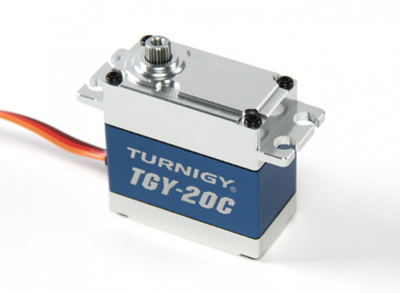 Turnigy™ TGY-20C High Torque DS/MG Servo 25T w/Alloy Case 40kg / 0.18sec / 78g