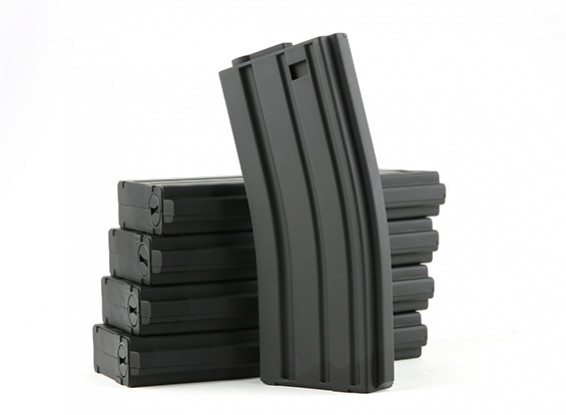 King Arms 120rounds magazines for Marui M4/M16 AEG series (Black, 5pcs/ box)