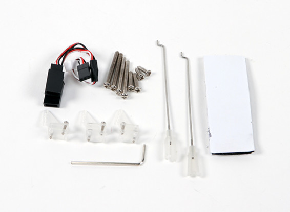 Durafly™ Ugly Stik 1100mm - Replacement Control Rod/Hardware Set