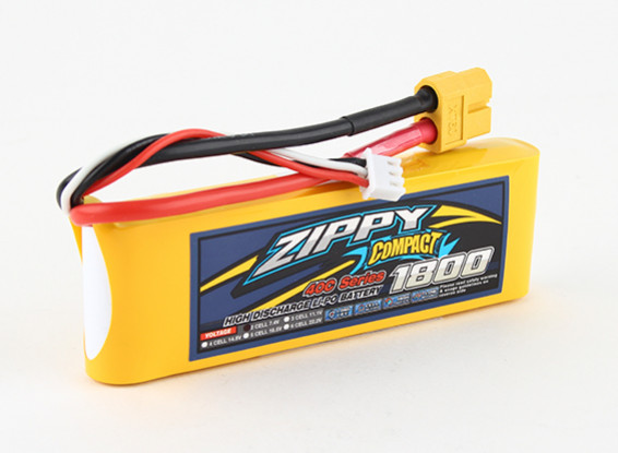 ZIPPY Compact 1800mAh 2s 40c Lipo Pack