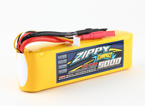 ZIPPY Compact 5000mAh 3s 60c Lipo Pack