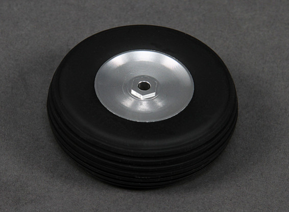 Turnigy 63mm Alloy Wheel/Rubber Tyre