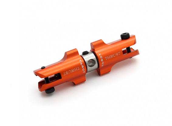 Tarot 450 Pro/Pro V2 DFC Metal Tail Holder Set with Thrust Bearings - Orange (TL45034-04)