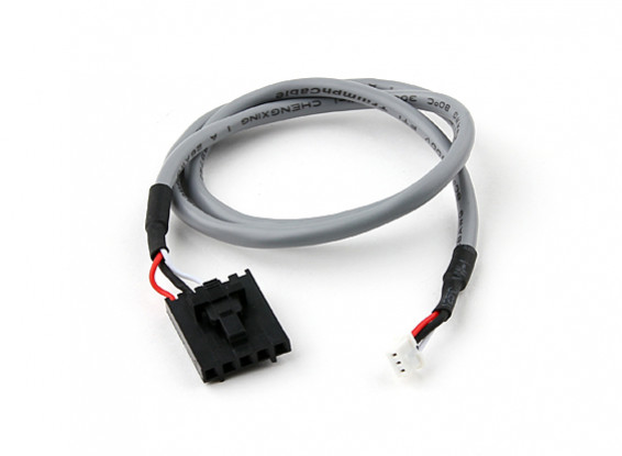 400mm 5 Pin Molex/JR to 3 Pin White Shielded Connector Lead