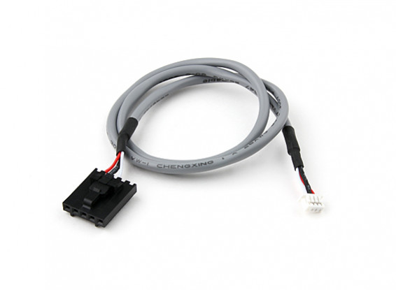 400mm 5 Pin Molex/JR to 4 Pin White Shielded Connector Lead