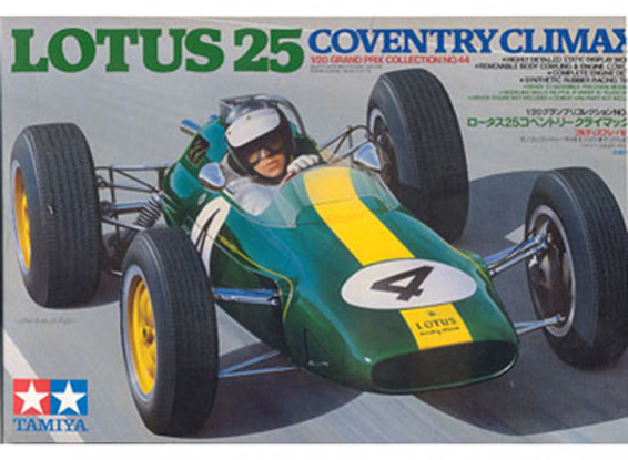 Tamiya 1/20 Scale Lotus 25 Coventry Climax Plastic Model Kit