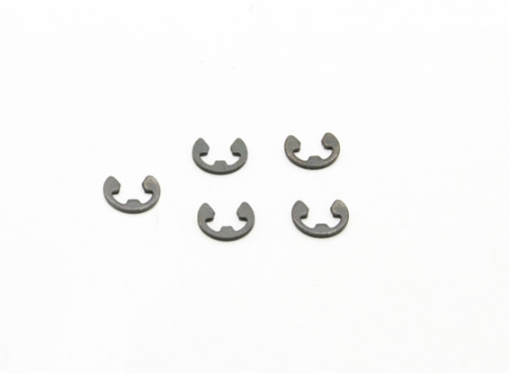 BSR Racing M.RAGE 4WD M-Chassis - E-Clips (5pcs)