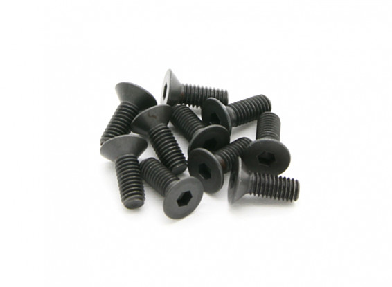BSR Racing M.RAGE 4WD M-Chassis - M3x8mm Countersunk Screw Sets (10pcs)