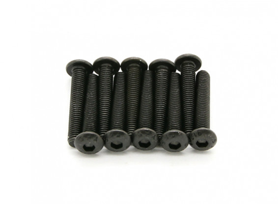 BSR Racing M.RAGE 4WD M-Chassis - M3x18mm Buttonhead Screw Sets (10pcs)