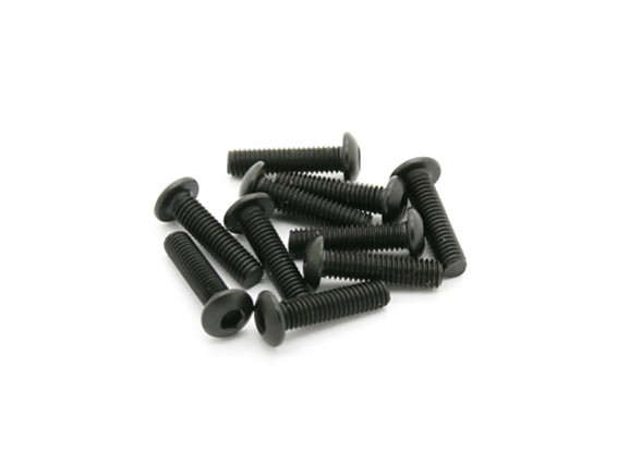BSR Racing M.RAGE 4WD M-Chassis - M3x12mm Buttonhead Screw Sets (10pcs)