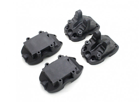 BSR Racing M.RAGE 4WD M-Chassis - Gear Box Cover (F&R)
