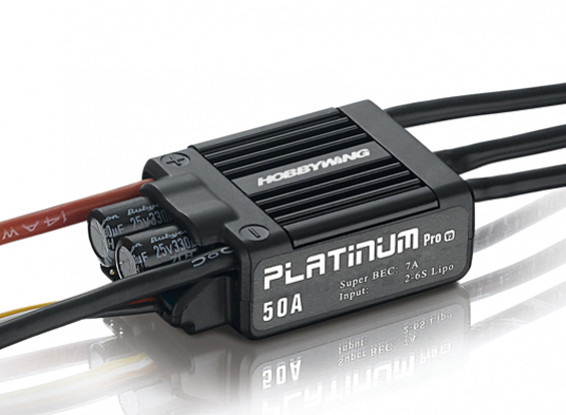 Hobbywing Platinum 50A V3 Brushless ESC w/7A BEC