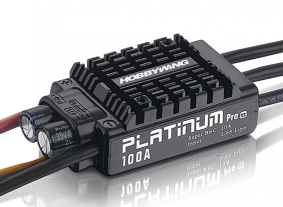 Hobbywing Platinum 100A V3 Brushless ESC w/10A BEC