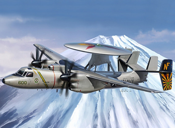 Italeri 1/48 Scale Lockheed E-2C Hawkeye / Hawkeye 2000 Plastic Model Kit