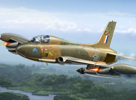 Italeri 1/48 Scale MB-326 Impala Plastic Model Kit
