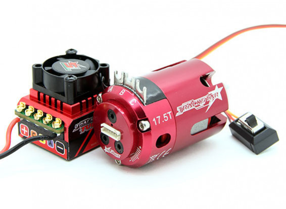 TrackStar ROAR Approved (17.5T) 1/10th Stock Class Brushless ESC and Motor Combo 