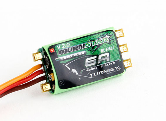 Turnigy Multistar 6A V2 ESC With BLHeli and BEC 2-3S