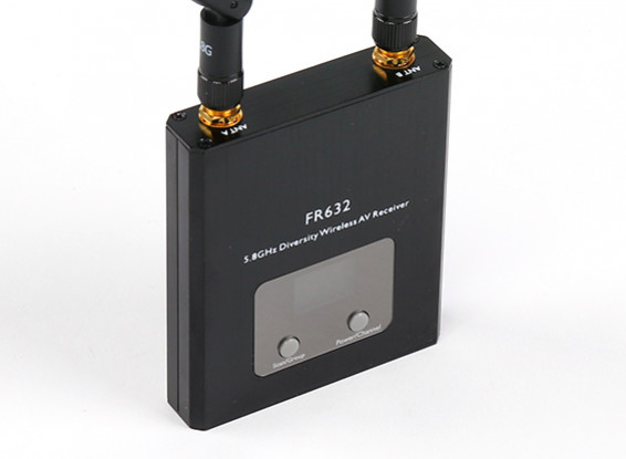 FR632 Diversity 5.8GHz 32Ch Auto Scan LCD A/V Receiver