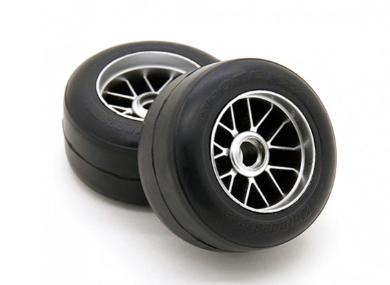RiDE Pre-Glued F104 Front R1 High Grip Compound Slick Rubber Tire Set (2pcs)