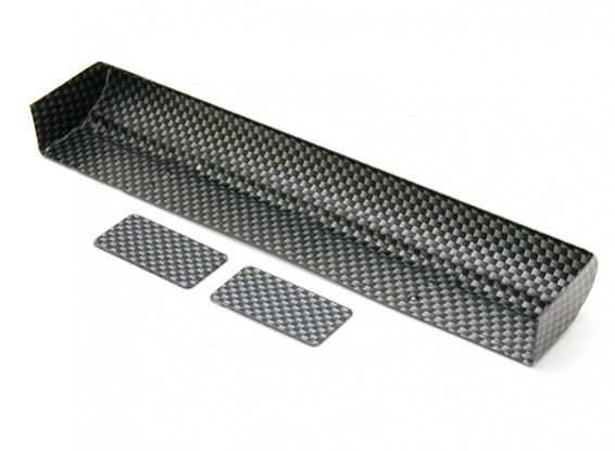 RiDE Ultra High Downforce HD Lip Carbon Pattern Wing - IFMAR approved (Pre-cut)