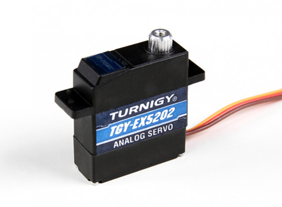 Turnigy™ TGY-EX5202MG Twin Ball Bearing Analog Micro Servo 2.8kg / 0.10sec / 13g