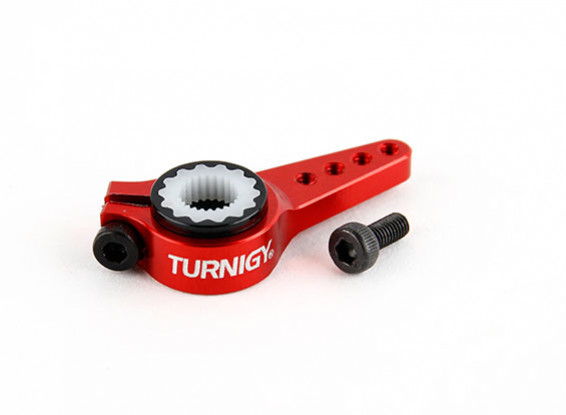 Turnigy Adjustable CNC Metal Servo Arm for Futaba (Red)