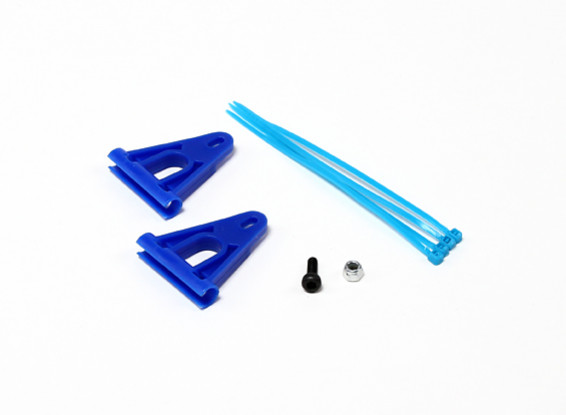 RJX Tail Boom Support Reinforcement for 6mm Rods - Blue